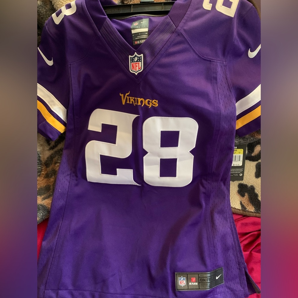 Women's Minnesota Vikings Adrian Peterson Nike Purple Limited Jersey